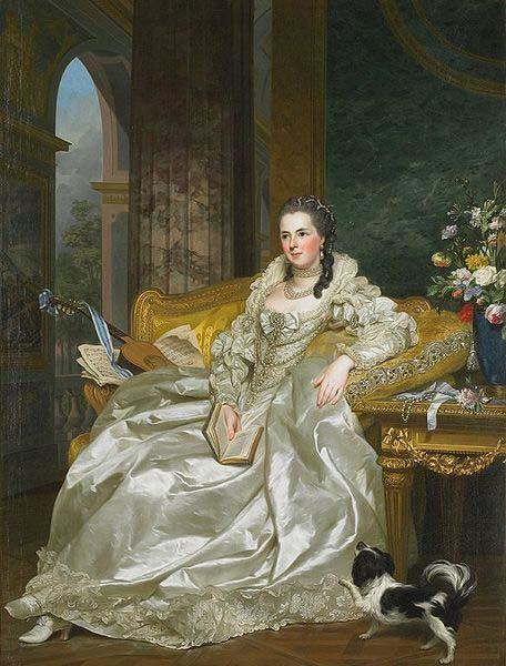 Alexander Roslin The Comtesse d'Egmont Pignatelli in Spanish Costume France oil painting art